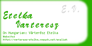 etelka varteresz business card