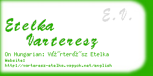 etelka varteresz business card